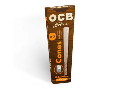 OCB Slim Virgin Cones (x3) - Gotowe "skręcone" bletki